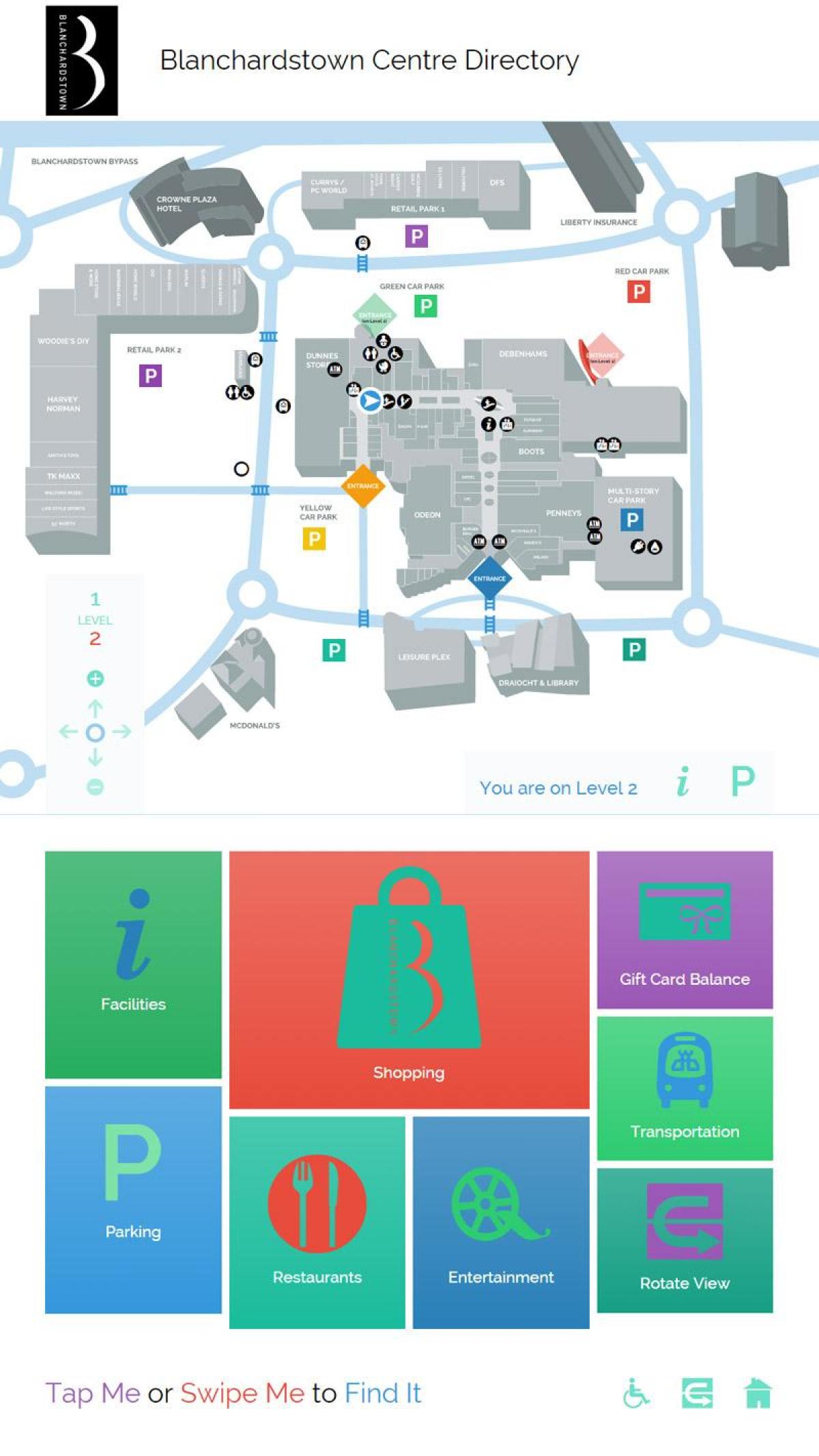 peta Samsung pusat membeli-belah