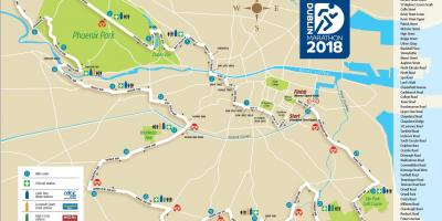 Dublin city marathon peta laluan
