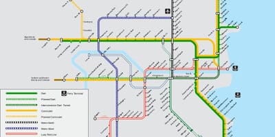 Dublin stesen kereta api peta