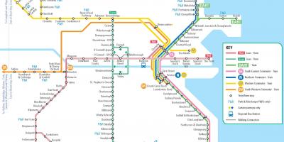 Peta kereta bawah tanah Dublin
