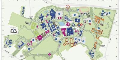Dublin sekolah tinggi peta kampus